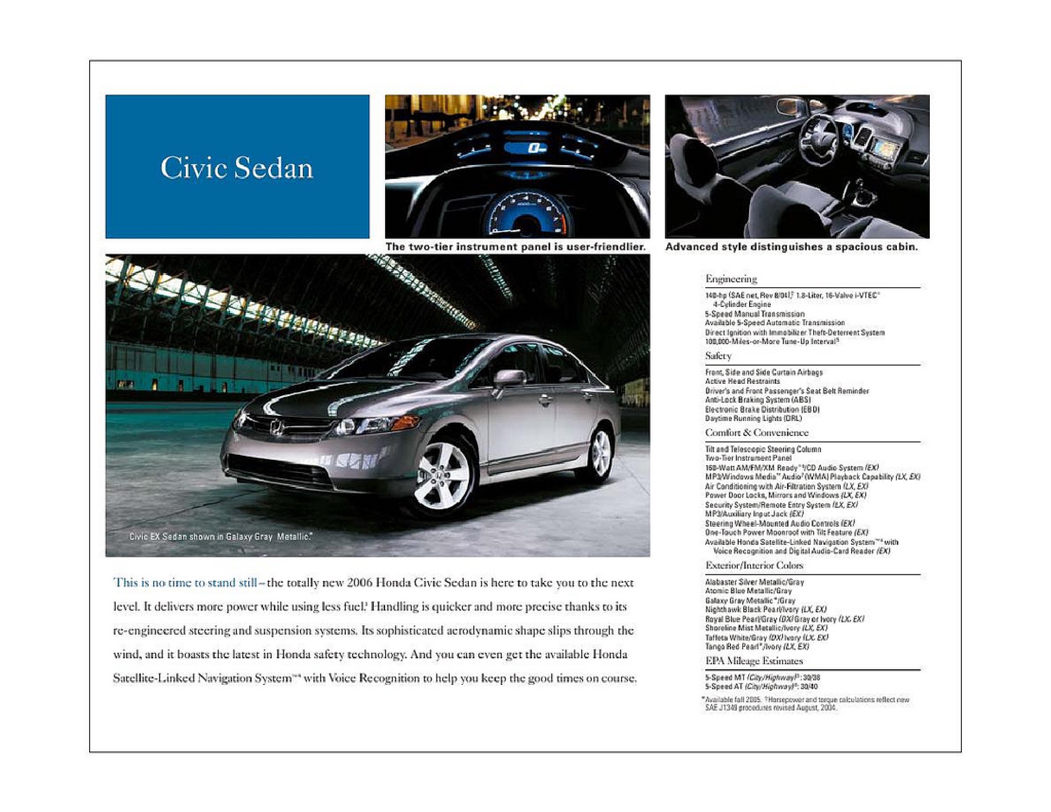 2006 Honda Brochure Page 13